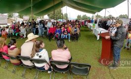 Inicia la obra pública en Villa Victoria