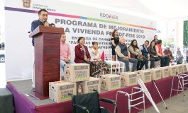 Luis Maya y Eric Sevilla entregan apoyos asistenciales en Almoloya de Juárez