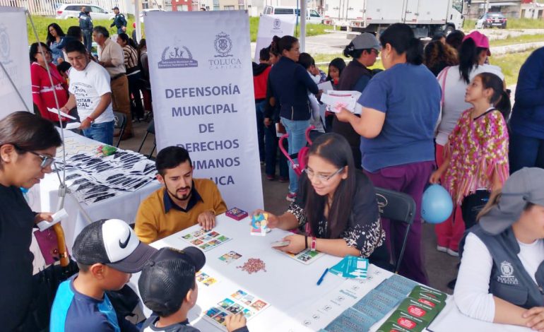 Con programa “Toluca Preventiva” se reconstruye el tejido social