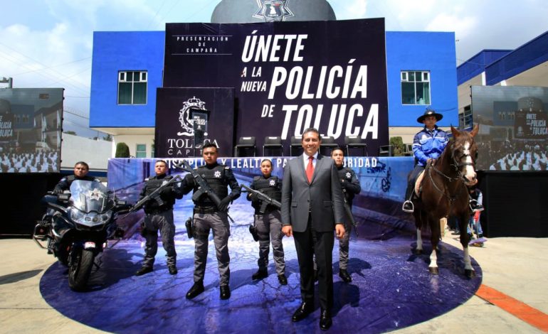 Lanzan convocatoria Únete a la Nueva Policía de Toluca