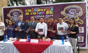 En Lerma Carrera Atlética Nocturna Calaveras a Color 5K 