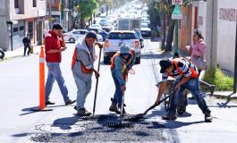 Rehabilita Toluca más de 300 mil m2 de vialidades durante 2019