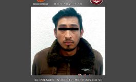 Detienen Policía de Género de San Mateo Atenco y ministeriales a presunto feminicida