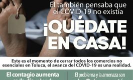 Lanza Toluca dura campaña para concientizar sobre el coronavirus