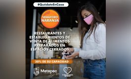 Metepec reanuda actividades con todas las medidas de sanidad ante el semáforo naranja