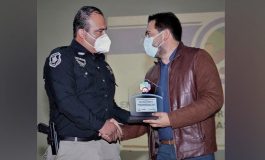 Reconoce San Mateo Atenco a sus policías por labor ante pandemia