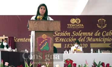 Temoaya, cuna de la cultura otomí, celebró 200 años de vida institucional