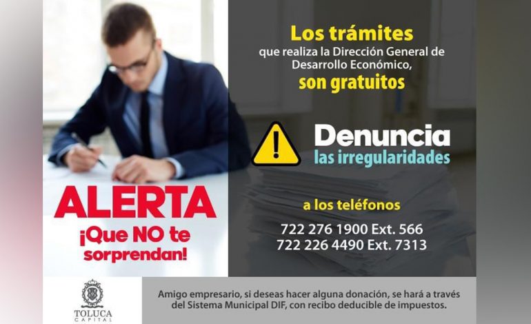 Alertan autoridades de Toluca sobre llamadas solicitando donativos  