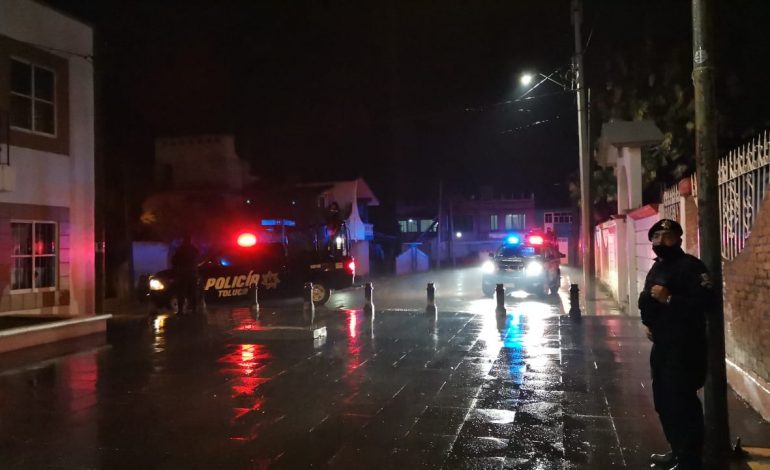 Refuerza Toluca seguridad con recorridos nocturnos en la zona norte