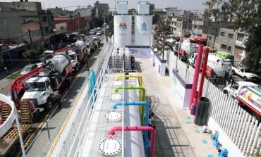 Alfredo Del Mazo entrega obra hidráulica más importante del Edoméx en Nezahualcóyotl