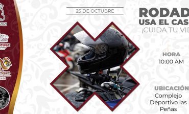 En Otzolotepec todo dispuesto para la rodada motociclista por el uso responsable del casco