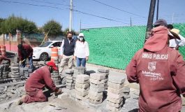 A pesar de la pandemia, gobierno de Metepec realiza obra pública por más de 120 MDP