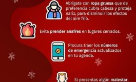 Emite PC de Toluca recomendaciones ante bajas temperaturas