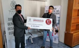 Reconoce Toluca a ganadores del Premio Municipal del Emprendedor 2020