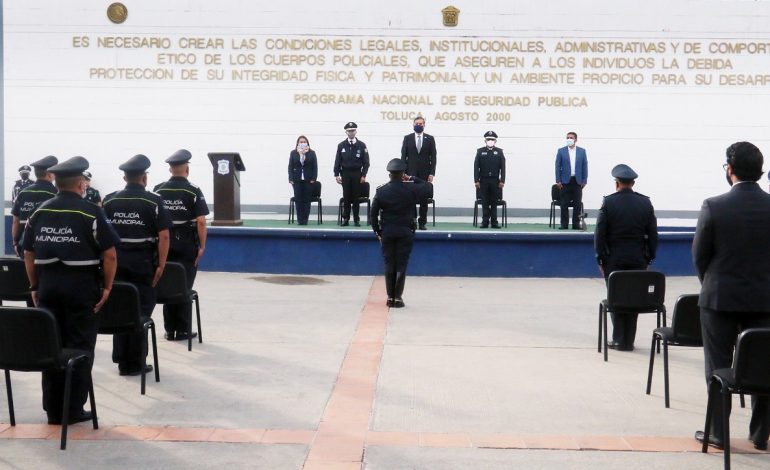 Honestidad, servicio y eficacia en la nueva época de la Policía Municipal de Toluca