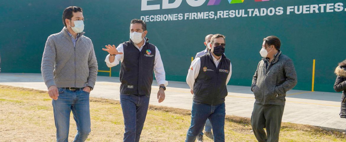 Entregan rehabilitación de la Deportiva Bicentenario de San Mateo Atenco