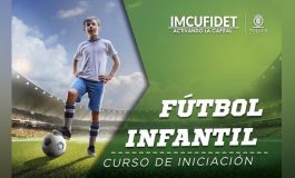 Convoca IMCUFIDET a curso de iniciación Fútbol Infantil