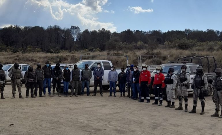 Realizan autoridades recorridos de vigilancia en el Nevado de Toluca
