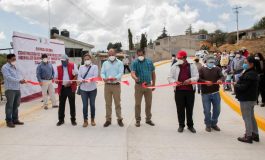 Fortalecen infraestructura vial de Zinacantepec