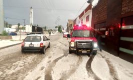 Atiende PC y Bomberos de Toluca derrumbe de techumbre