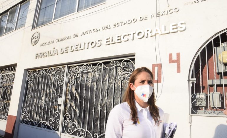Candidata a la alcaldía de San Mateo Atenco presenta denuncia por violencia política en razón de género  
