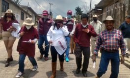 Habitantes de barrios y localidades de Otzolotepec se suman al proyecto de transformación de Erika Sevilla Alvarado