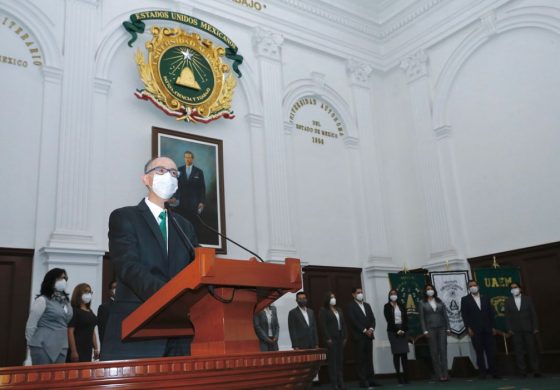 Carlos Eduardo Barrera Díaz, rector de UAEM para el periodo 2021-2025 