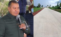 Al término de su gestión, Alejandro Tenorio estará entregando 120 kms. de pavimentación