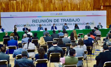 Acuerdan Secretarías de Salud y Educación estrategias para el regreso seguro a clases presenciales en Edoméx