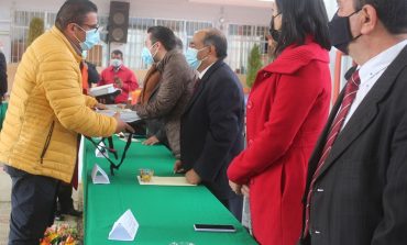 En Calimaya oficializan el ciclo escolar 2021- 2022 con entrega de útiles