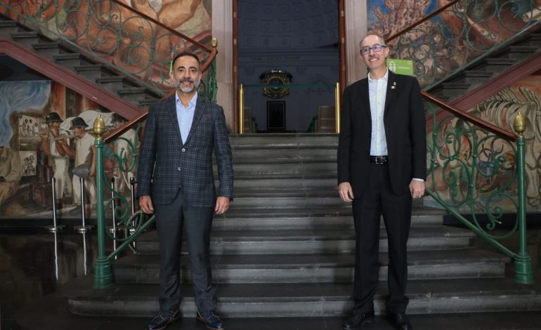 Presidente electo de Metepec sostiene reunión con rector de la UAEM