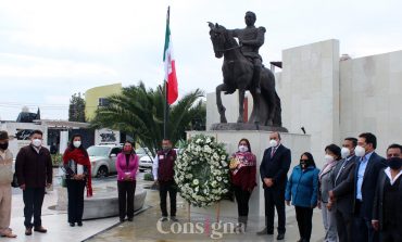 Erika Sevilla inaugura la Plazoleta Ignacio Zaragoza en Otzolotepec