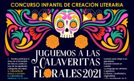 Invita Toluca al concurso literario infantil “Juguemos a las Calaveritas Florales 2021”