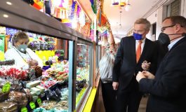 Visitan autoridades internacionales la Feria del Alfeñique Toluca 2021
