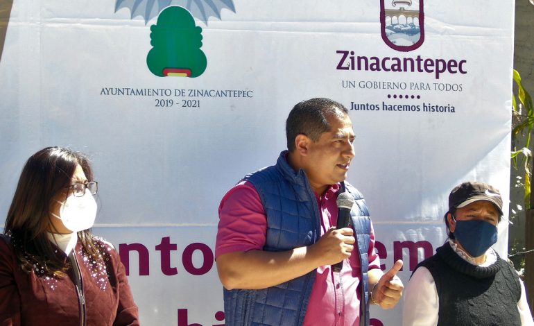 Seguiremos firmes en atender las necesidades de Zinacantepec: Gustavo Vargas