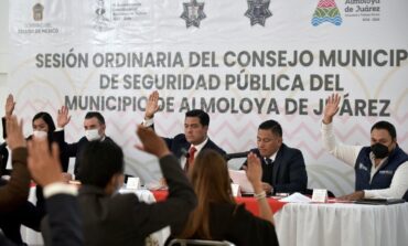 Instalan Consejo Municipal de Seguridad Pública en Almoloya de Juárez