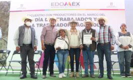 En el marco del Día del Trabajador y la Trabajadora Agrícola, reconoce GEM el trabajo de las familias campesinas