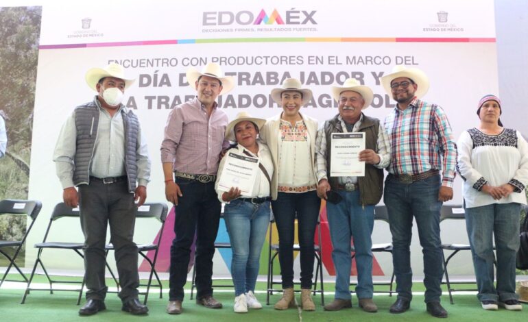 En el marco del Día del Trabajador y la Trabajadora Agrícola, reconoce GEM el trabajo de las familias campesinas