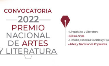 Publican convocatoria para obtener el Premio Nacional de Artes y Literatura 2022