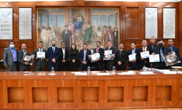 Se pronuncian en el Congreso por mejores condiciones laborales de policías mexiquenses