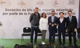 Reconoce Fundación “Harp Helú” a Fernando Flores por apoyo al deporte en Metepec