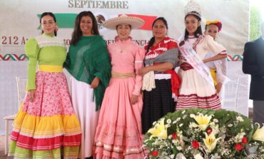 Temoaya celebró con fervor patrio el 212 aniversario del Grito de Independencia de 1810