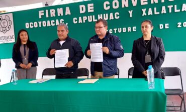 Firman convenio de colaboración en materia Turística Ocoyoacac, Capulhuac y Xalatlaco