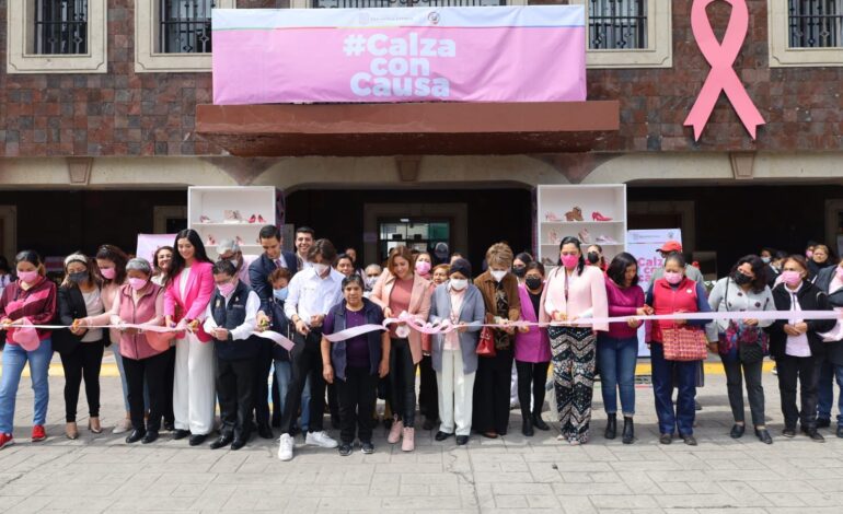 En San Mateo Atenco… Calza con Causa 2022; iniciativa de apoyo a pacientes con cáncer y sus familias