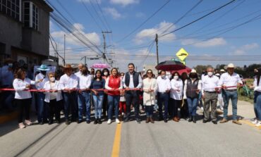 En San Mateo Atenco, entrega de Obra Pública garantiza derechos y libertades de la ciudadanía: Ana Muñiz