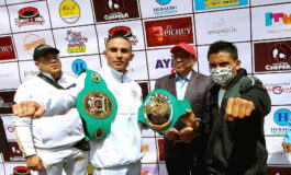 En Zinacantepec, pelea de campeonato: Juan "El Elegante" Martínez vs José "Veneno" López
