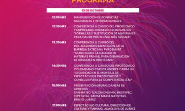 Primer Festival Internacional Pirotécnico "Arte, Fuego y Cultura", segundo día