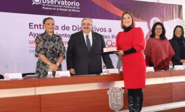 Reconoce OPPMEM a San Mateo Atenco por contar con Gabinete Paritario