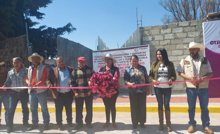 Erika Sevilla, empeñada en transformar Otzolotepec