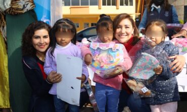 Gobierno de San Mateo Atenco celebra el Día de Reyes generando sonrisas a más de 7 mil niños y niñas